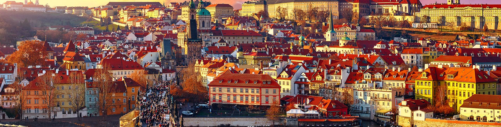 Blick auf das Stadtzentrum von Prag