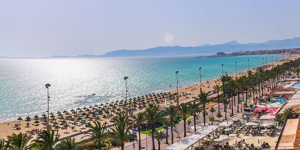 Blick auf die Playa de Palma